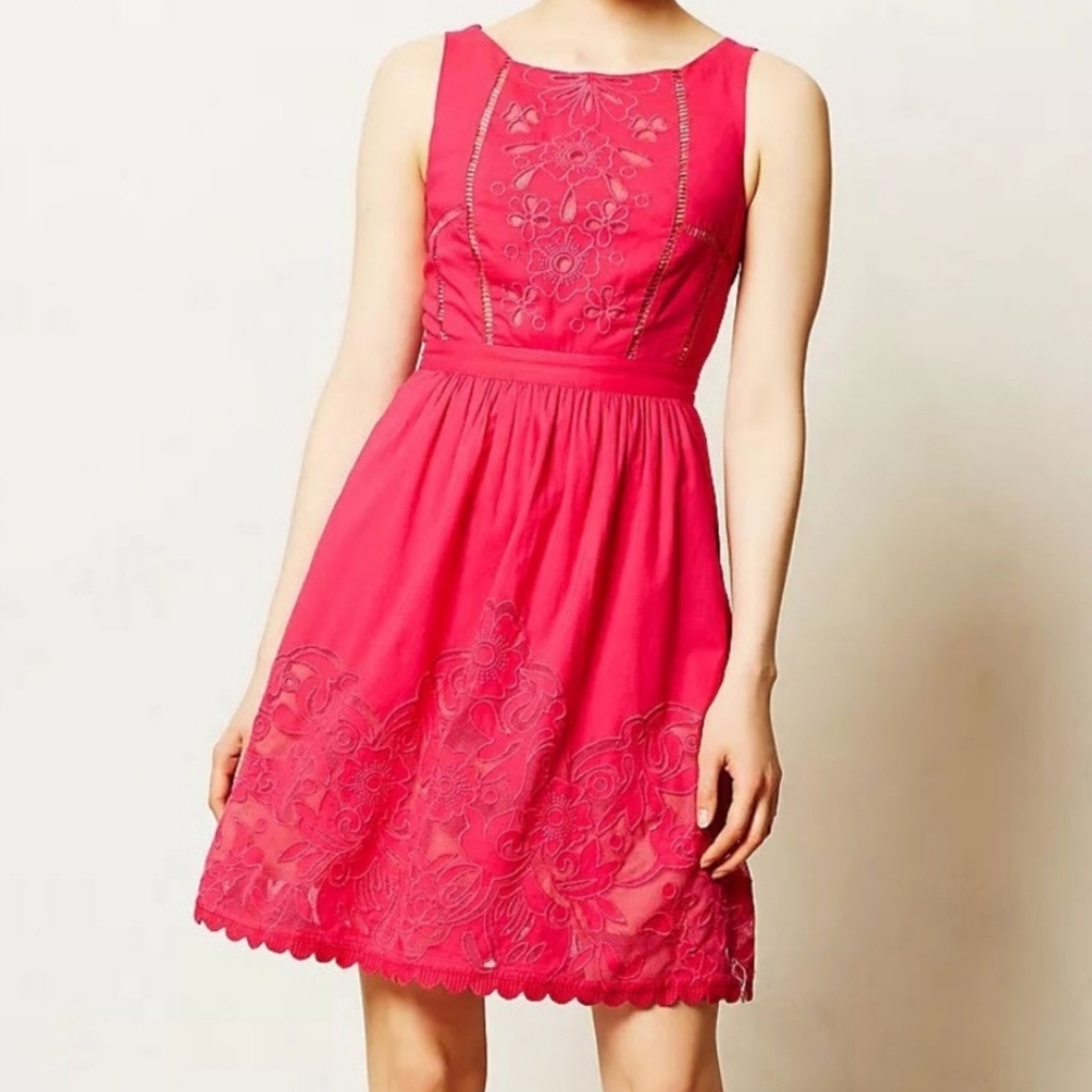 Gorgeous Anthropologie Pink Dress.